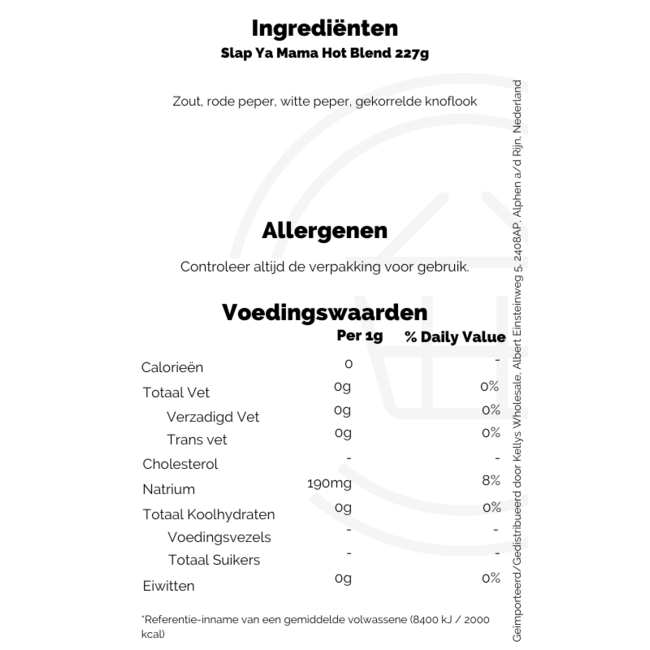 Slap Ya Mama Hot Blend 227g