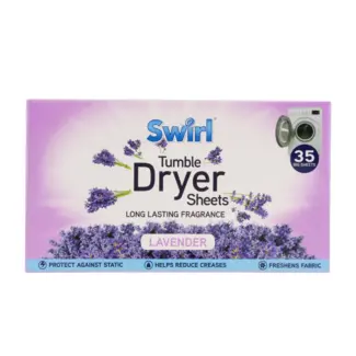 Swirl Swirl Dryer Sheets Lavender 35pk