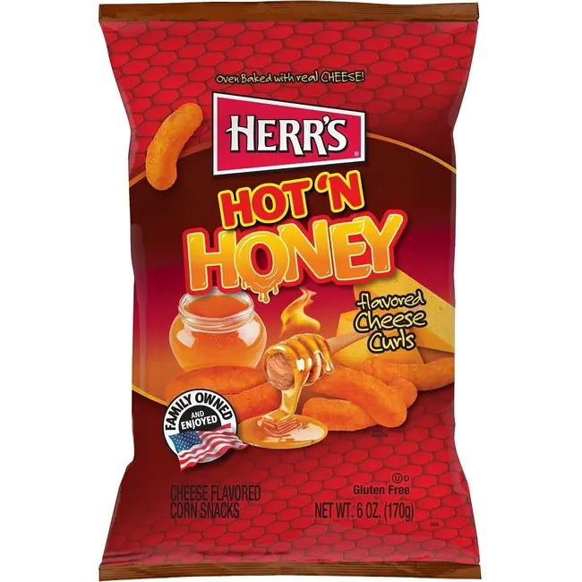 Herr's Hot N Honey Curls 170G
