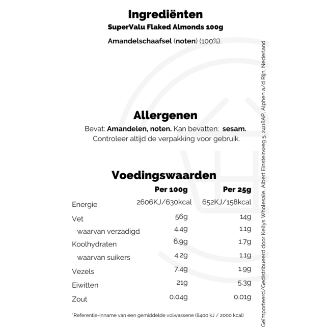 SuperValu Flaked Almonds 100g