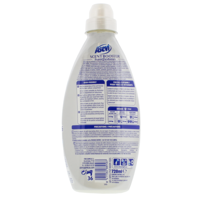 Asevi Liquid Laundry Freshener Green 36W 720ml