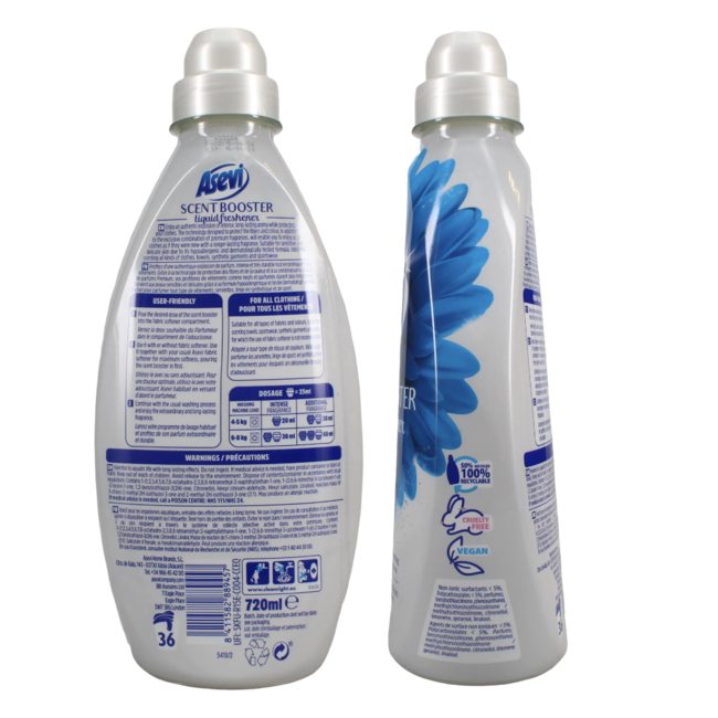 Asevi Liquid Laundry Freshener Blue 36W 720ml