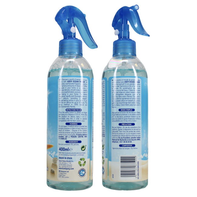 Asevi Air Freshener Spray Breeze 400ml