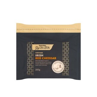 Signature Tastes Signature Tastes Irish Vintage Red Cheddar 200g