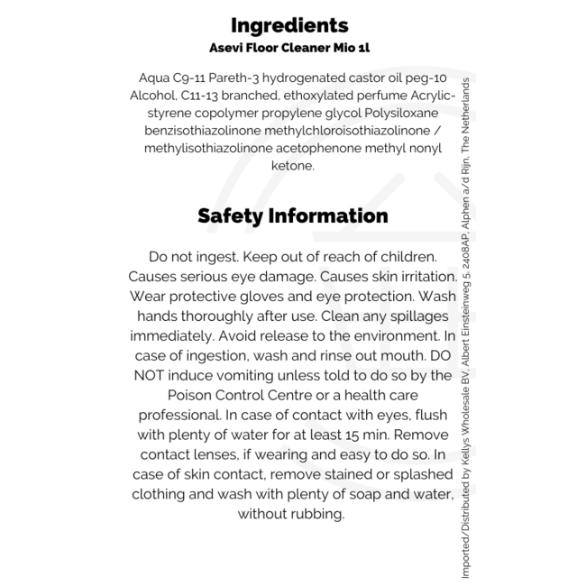 Asevi Floor Cleaner Mio 1l