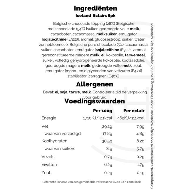 Iceland Eclairs 6pk – Tiefkühl-Dessert