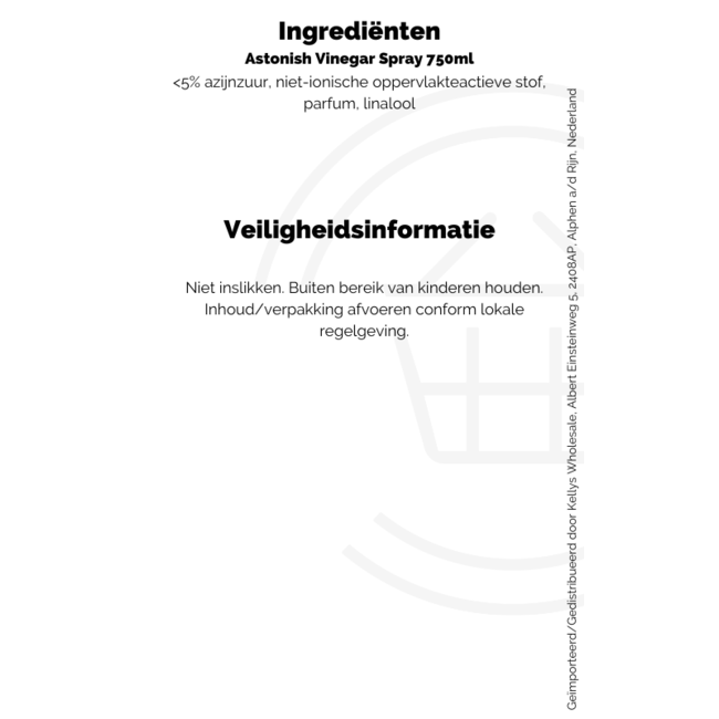 Astonish Vinegar Spray 750ml