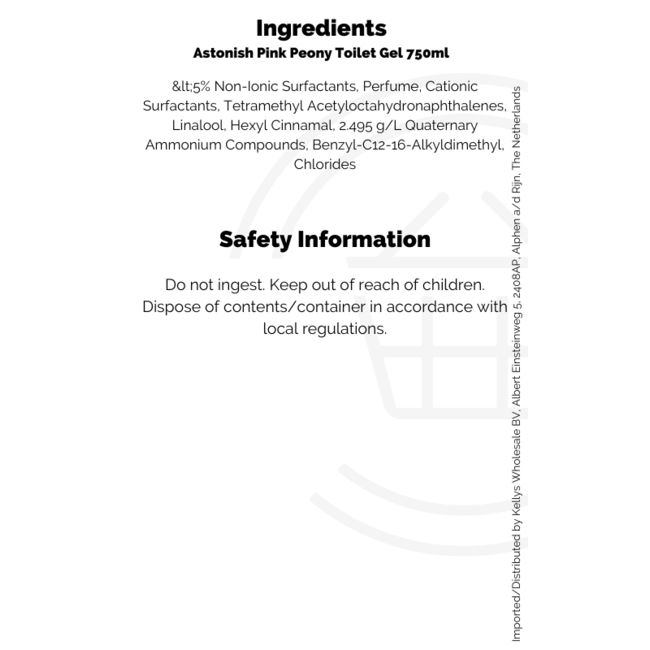 Astonish Pink Peony Toilet Gel 750ml