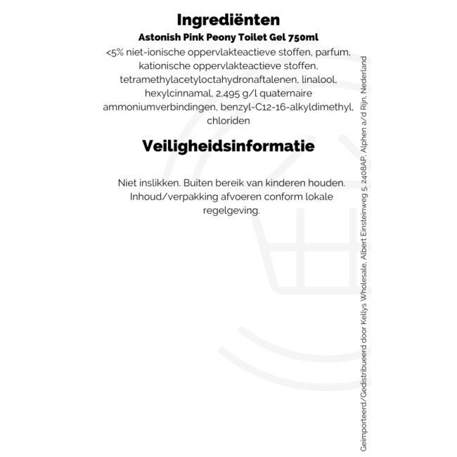 Astonish Pink Peony Toilet Gel 750ml