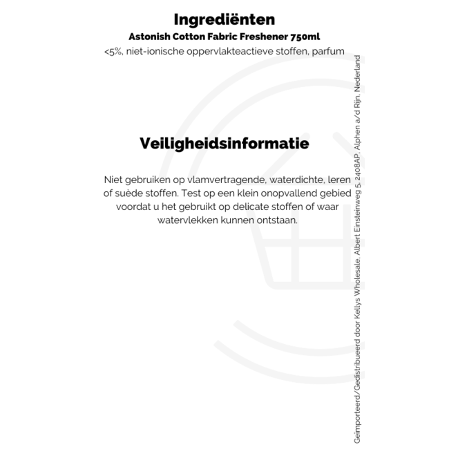 Astonish Cotton Fabric Freshener 750ml