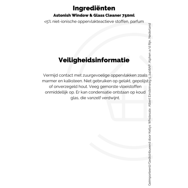 Astonish Window & Glass Cleaner 750ml