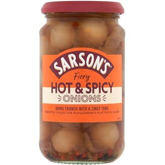 Sarson's Sarson's Hot & Spicy Silverskin Onions 460g