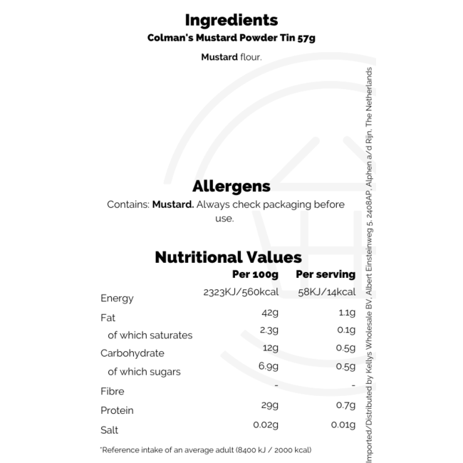 Colman's Mustard Powder Tin 57g
