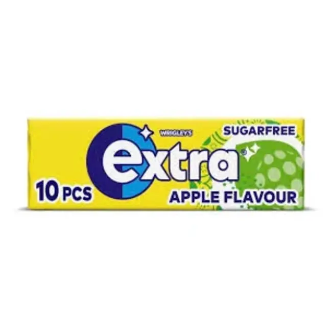 Wrigley's Extra Apple Sugar Free Gum 10pc