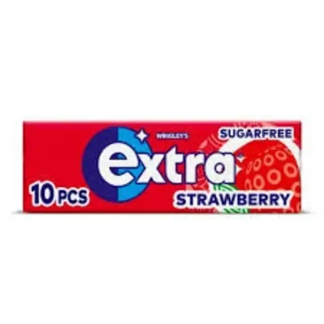 Wrigley's Extra Sugar Free Strawberry 10pc