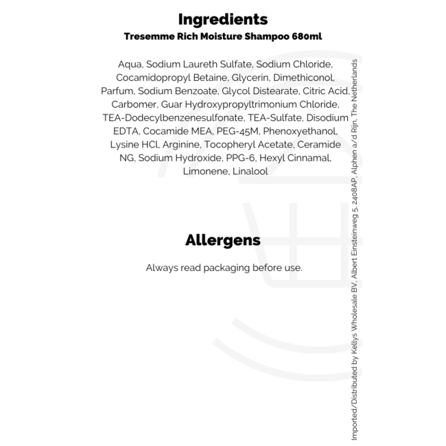 Tresemme Rich Moisture Shampoo 680ml