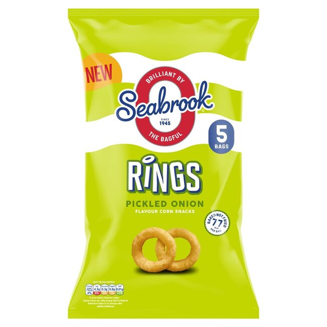 Seabrook Pickled Onion Rings 5pk