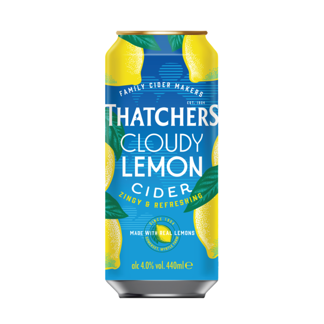 Thatcher's Cloudy Lemon Cider ABV 4% 440ml