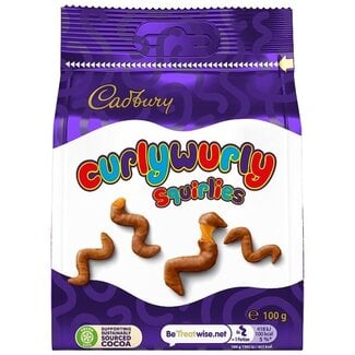 Cadbury Cadbury Curly Curly Squirlies Bag 100g