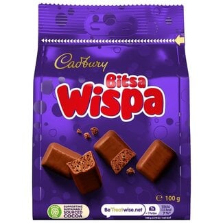 Cadbury Cadbury Bitsa Wispa Bag 100g BBD: 17-10-2026
