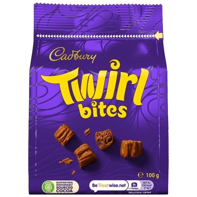 Cadbury Twirl Bites Bag 100g