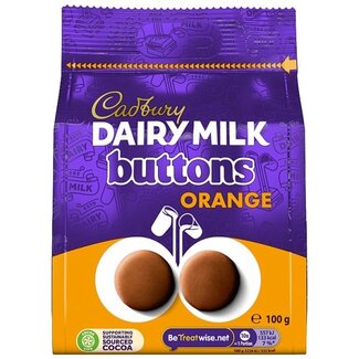 Cadbury Cadbury Orange Buttons Bag 100g THT: 24-10-2026