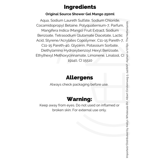Original Source Shower Gel Mango 250ml