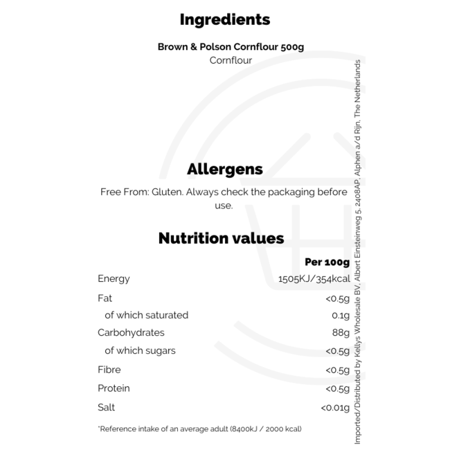 Brown & Polson Cornflour 500g