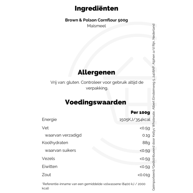 Brown & Polson Cornflour 500g