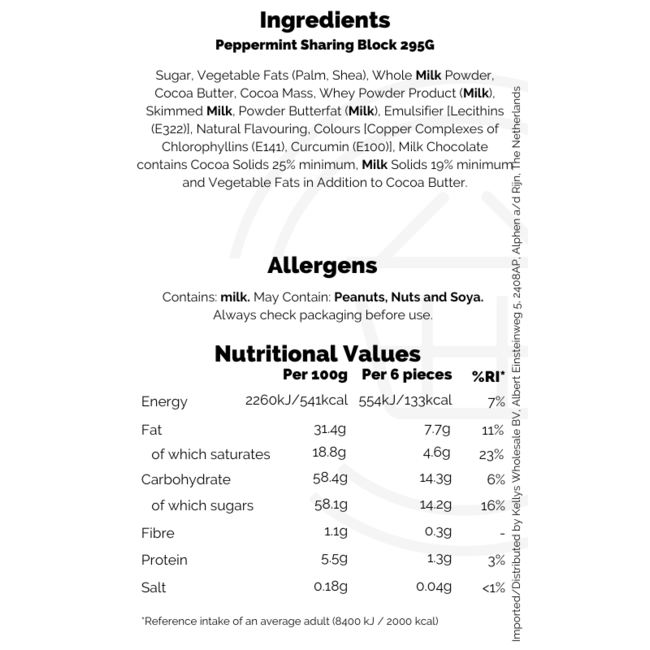 Aero Peppermint Sharing Block 295G
