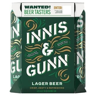 Innis & Gunn Innis & Gunn Lager 4.6% 4x440ml