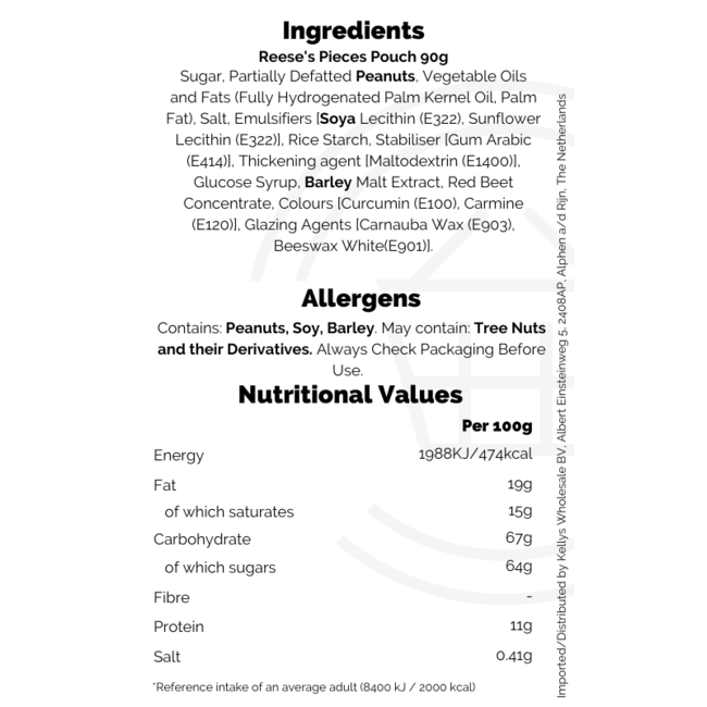 Reese's Pieces Pouch 90g