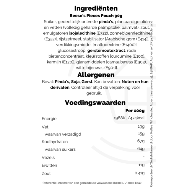 Reese's Pieces Pouch 90g