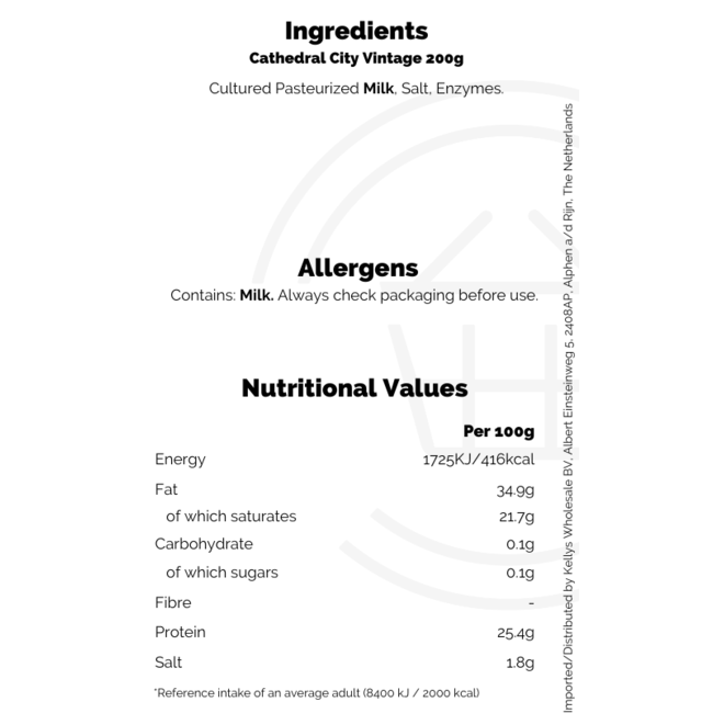 Cathedral City Vintage 200g