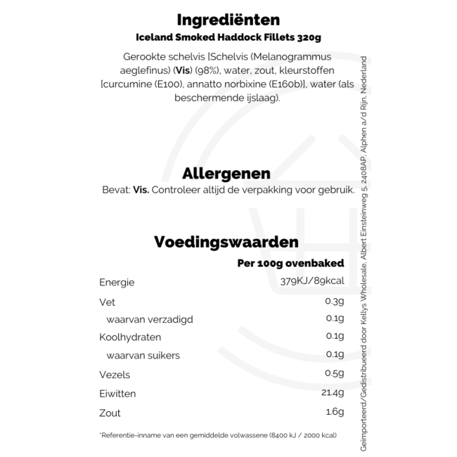 Iceland Smoked Haddock Fillets 320g