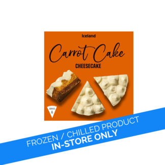 Iceland  Iceland Carrot Cake Cheesecake 390g