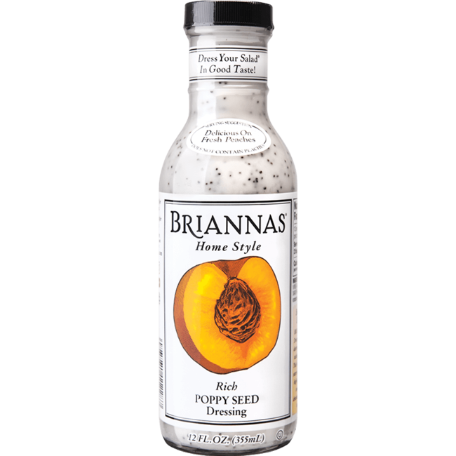 Briannas Rich Poppy Seed Dressing 340ml