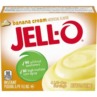 Jell-O Jell-O Instant Pudding Banana Cream 96g