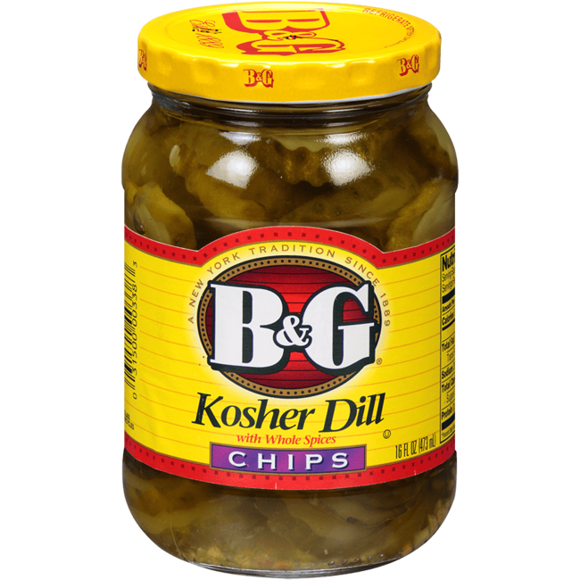 B&G Kosher Dill Chips 945ml
