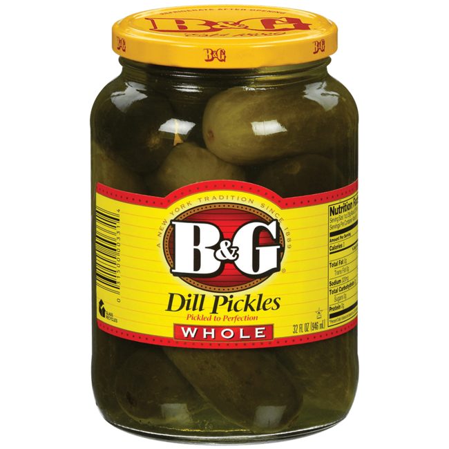 B&G Kosher Dill Pickles 945ml