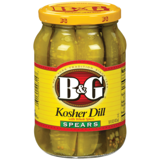 B&G B&G Kosher Dill Spears 945ml  (BBD 05-09-2026)