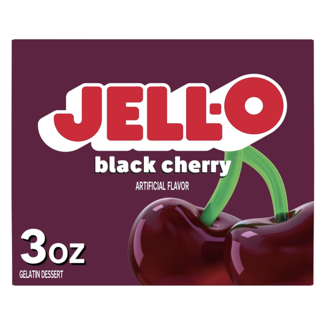 Jell-O Black Cherry 85g