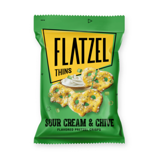Flatzel Flatzel Thins Sour Cream & Chive 85g