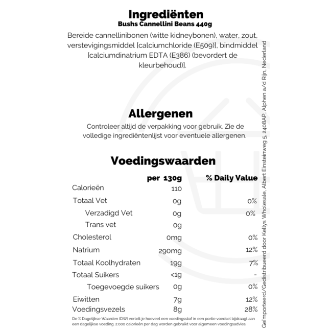 Bushs Cannellini Beans 440g