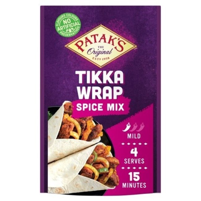 Pataks Tikka Wrap Spice Mix 25g