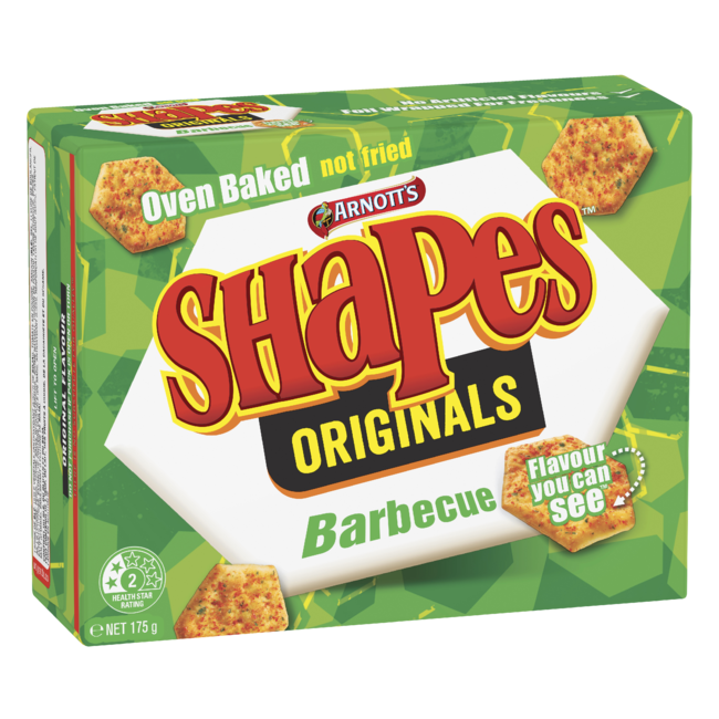 Arnott's Shapes Originals Barbecue 175g