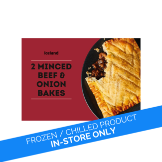 Iceland  Iceland 2 Pack Minced Beef & Onion Bakes 280g
