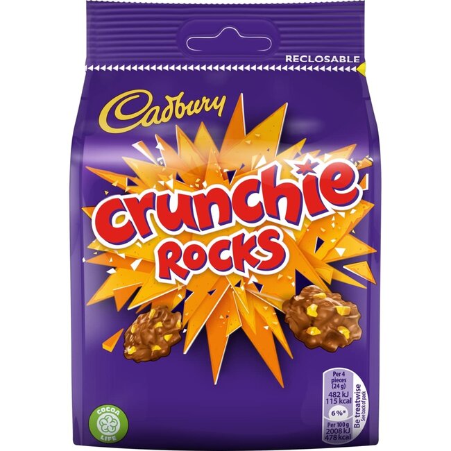 Cadbury Crunchie Rocks Bag 100g