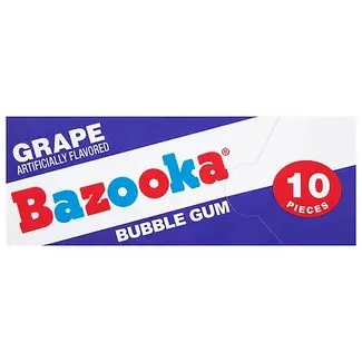 Bazooka Bazooka Bubble Gum 10pk 60g
