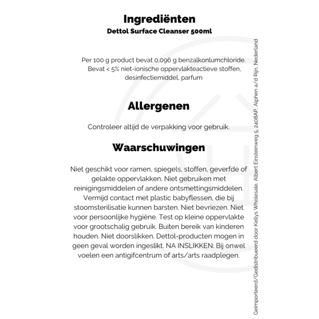 Dettol Surface Cleanser 500ml